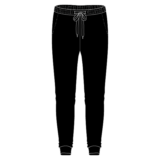 Image sur Pantalon polyester (Noir)